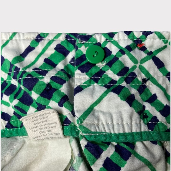 Anthropologie Womens hei hei Shorts Size 0 Multicolor Green White Geometric - Picture 13 of 16